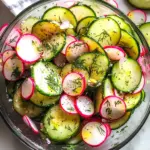 10-Minute Cucumber Radish Salad - Easy