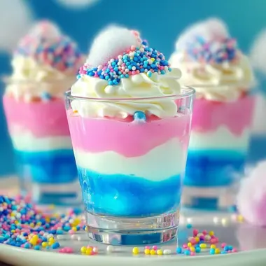Cotton Candy Jello Shots
