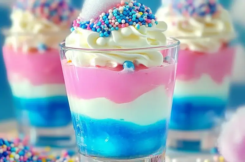 Cotton Candy Jello Shots