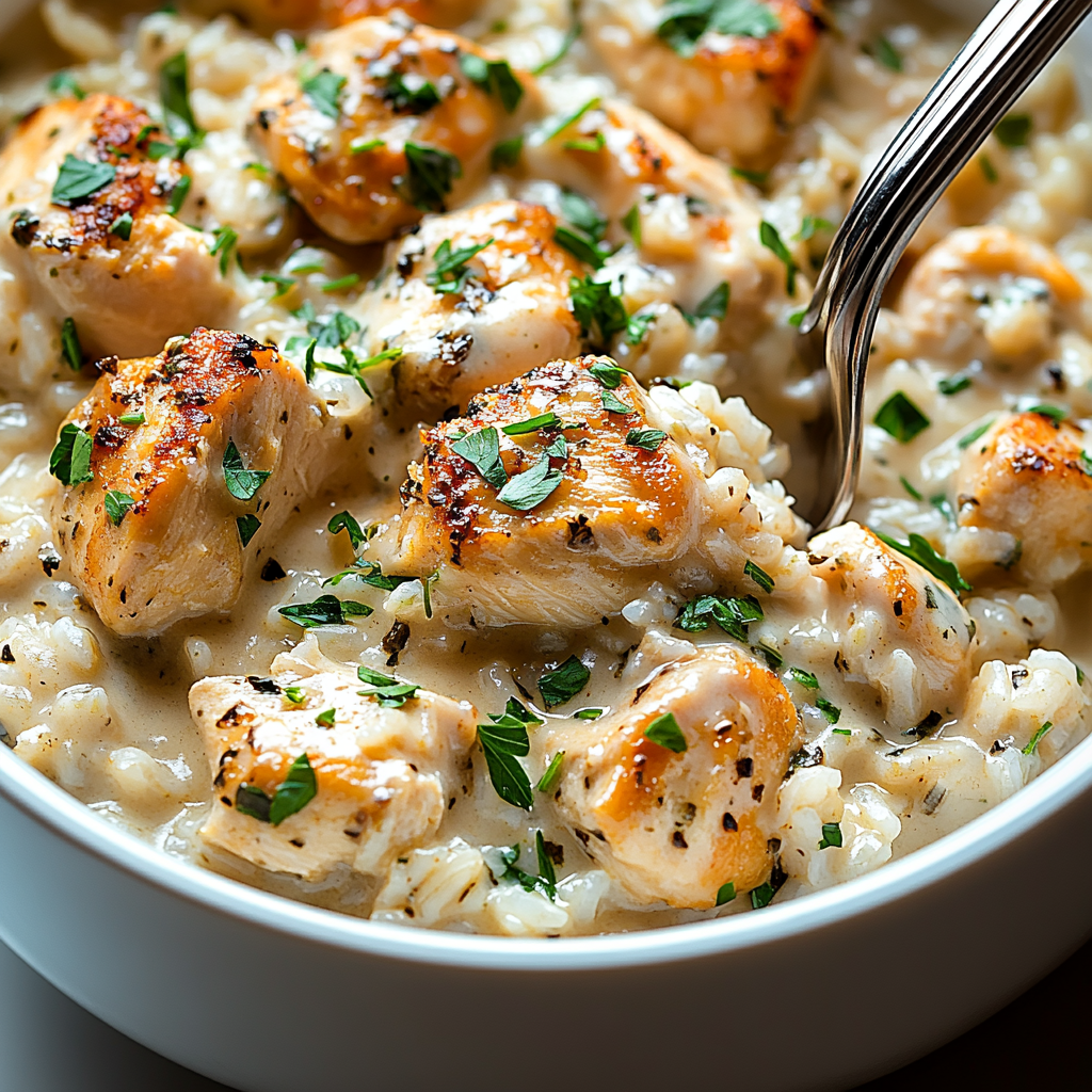 Creamy Herb Chicken & Basmati Rice