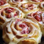 Easy Strawberry Cheesecake Sweet Rolls