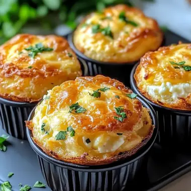 Fluffy Cottage Cheese Egg Muffins