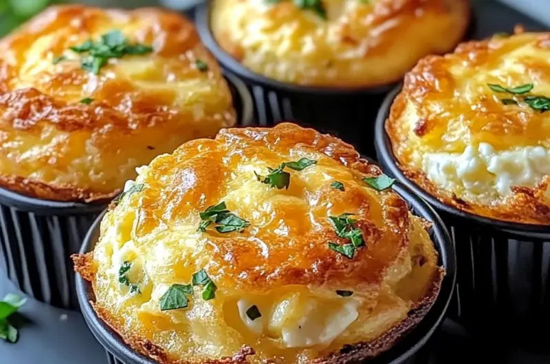 Fluffy Cottage Cheese Egg Muffins