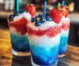 Red, White, and Blue Margarita Slush Recipe