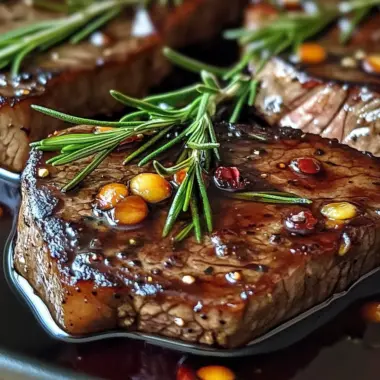 Sweet Balsamic Marinated Steak