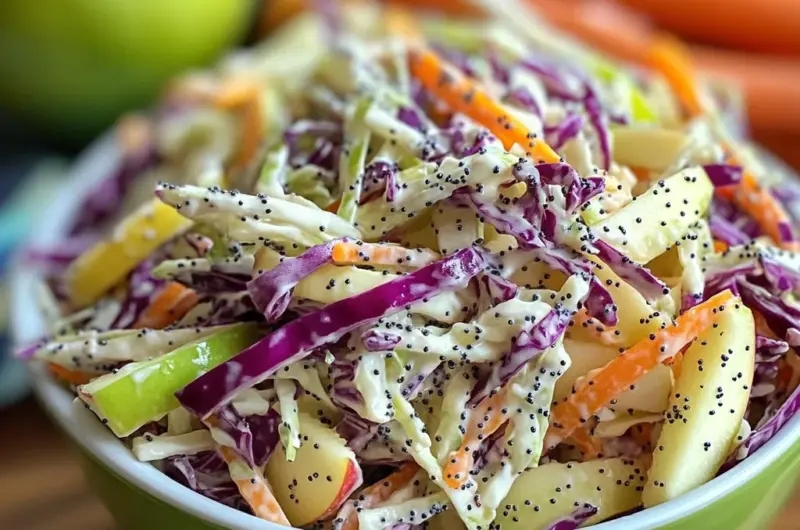 Apple Poppy Seed Slaw
