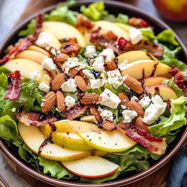 Autumn Apple and Pear Salad