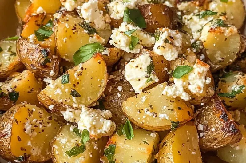 Baked Feta Potatoes