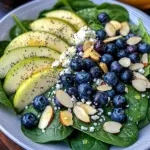 Blueberry Spinach Salad & Homemade Orange Poppy Seed Dressing