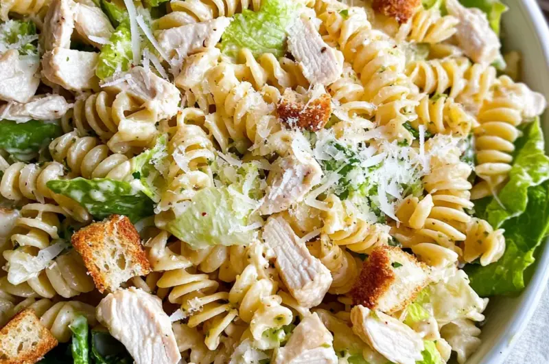 Chicken Caesar Pasta Salad