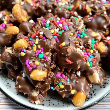 Chocolate Peanut Butter Clusters
