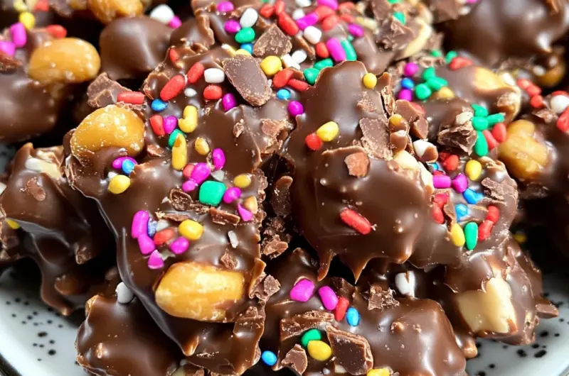 Chocolate Peanut Butter Clusters