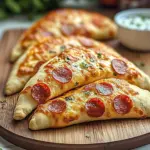 Classic Pepperoni Calzones