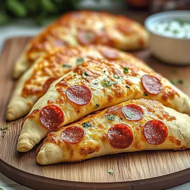 Classic Pepperoni Calzones