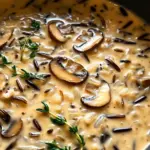 Creamy Wild Rice and Mushroom Soup