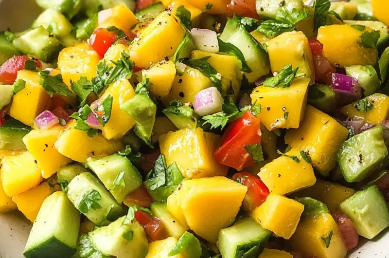 Fresh Mango Salad with Avocado