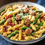 Gemelli with Sausage and Asparagus