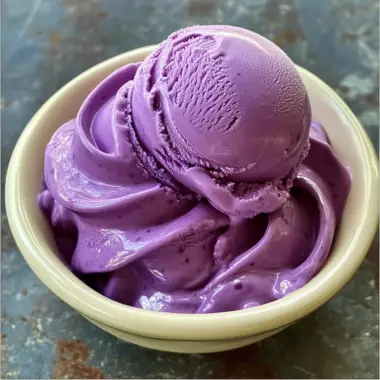 Grape Juice Ice Cream