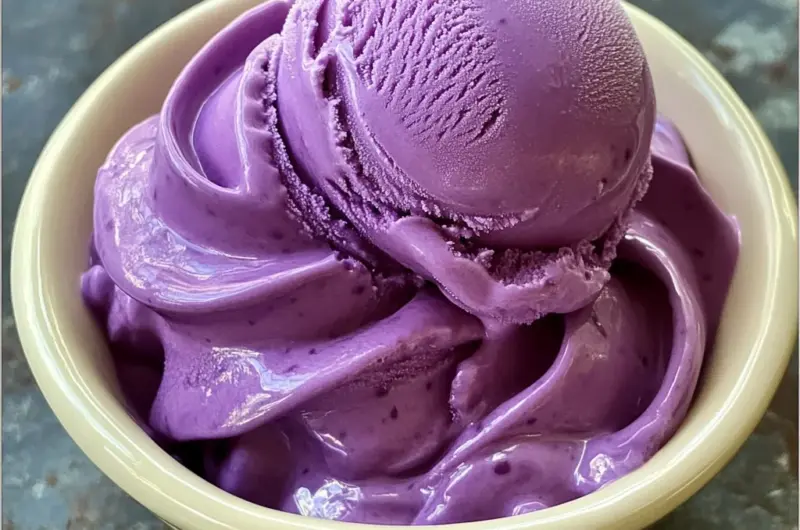 Grape Juice Ice Cream