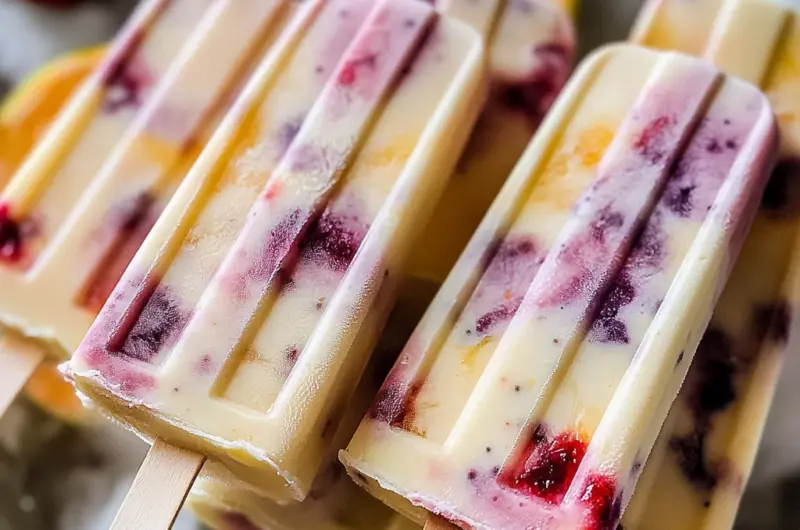 Healthy Yogurt Popsicles