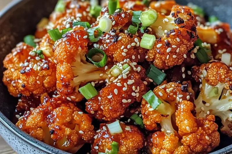 Korean Baked Cauliflower
