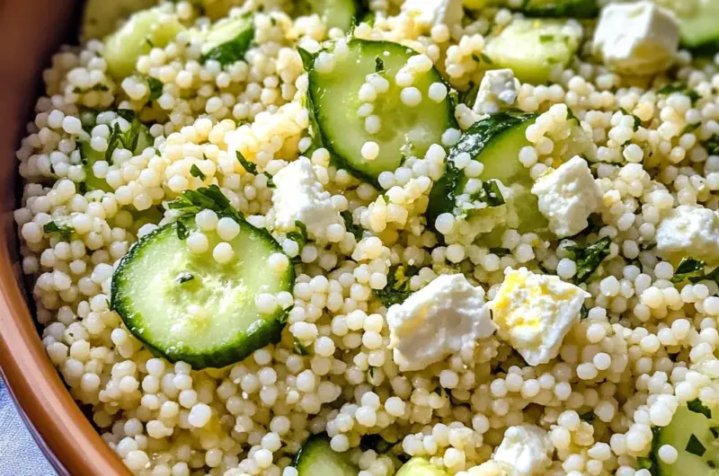 Lemon Cucumber Couscous Salad