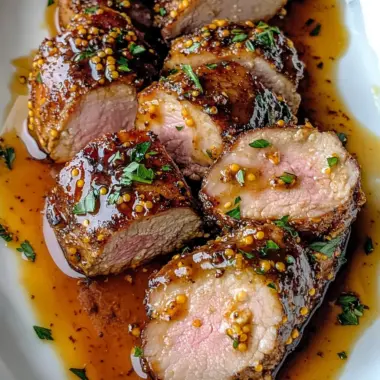 Maple Mustard Pork Tenderloin