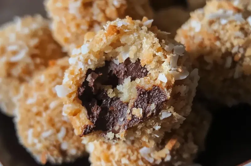 No-Bake Chocolate Coconut Graham Balls