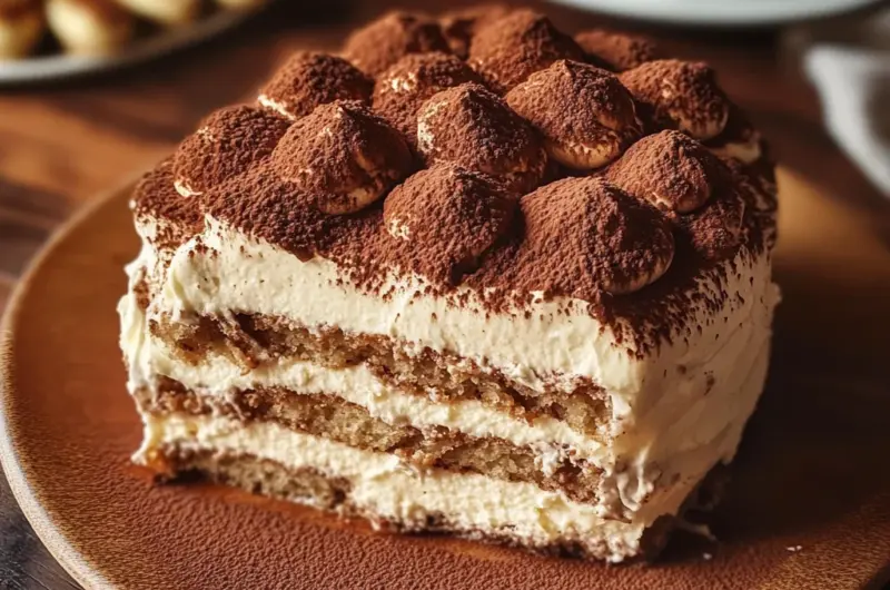 No-bake Tiramisu Layer Cake