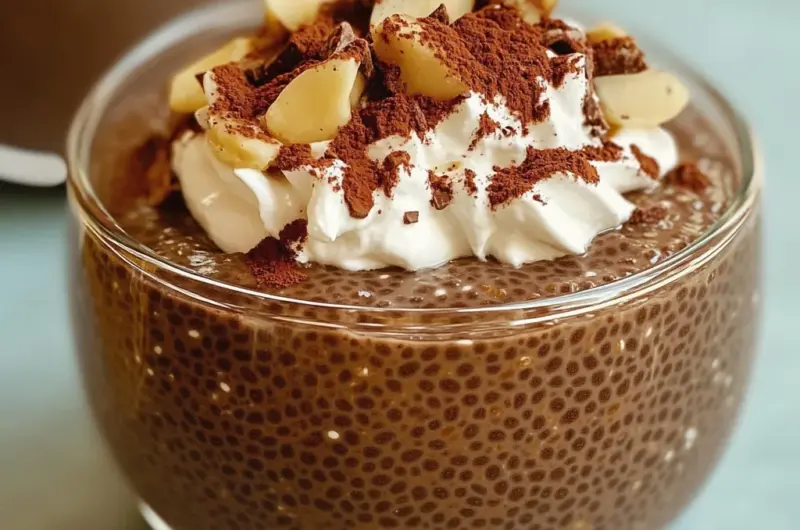 Overnight Chocolate Chia Seed Pudding