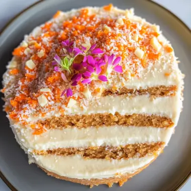 Raw Vegan Carrot Cake