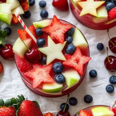 Red, White, & Blue Sangria