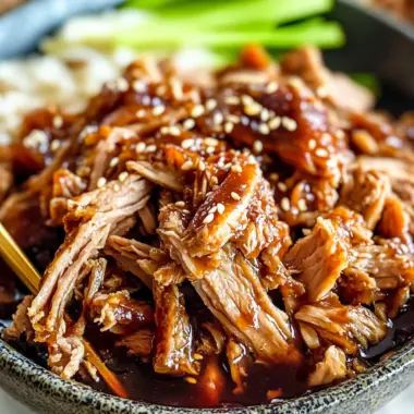 Slow Cooker Asian Pork (Caramelized Pork)