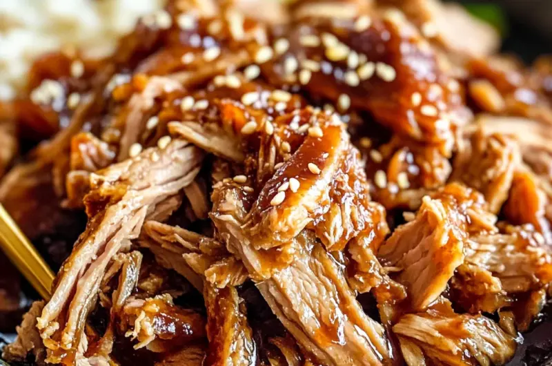 Slow Cooker Asian Pork (Caramelized Pork)