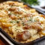 Smothered Pork Chop Scalloped Potato Casserole