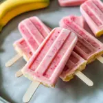 Strawberry Banana Popsicles