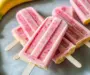 Strawberry Banana Popsicles