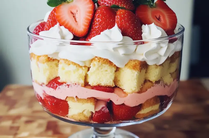 Strawberry Cheesecake Trifle Recipe