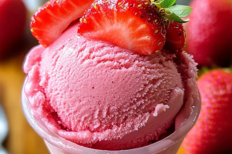 Strawberry Sorbet