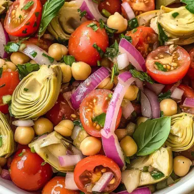 Tuscan Artichoke Tomato Salad