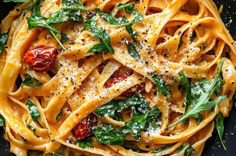 Vegan Creamy Sun Dried Tomato Pasta Recipe