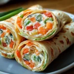 Fresh Vegetable Tortilla Roll Ups
