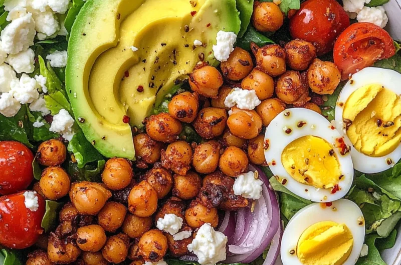 Spicy Roasted Chickpea Salad