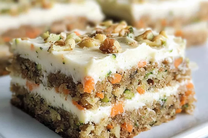 The Best Zucchini Bars