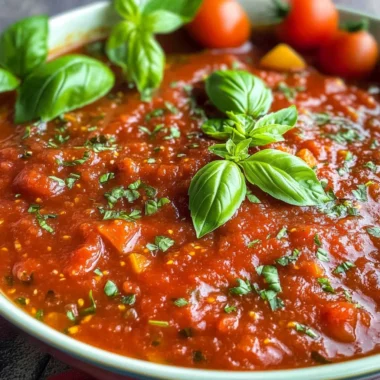 Crockpot Tomato Sauce with Fresh Tomatoes
