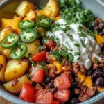 Loaded Potato Taco Bowl