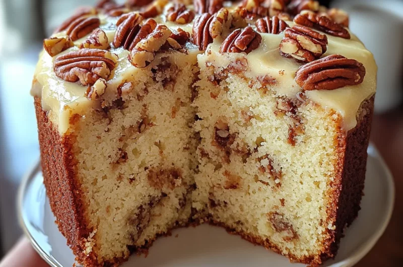 Butter Pecan Pound Cake