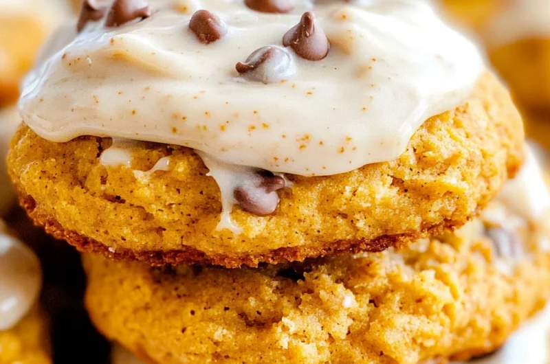 Copycat Crumbl Pumpkin Cake Cookies