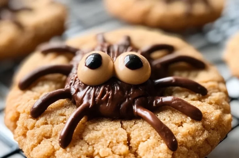 Peanut Butter Spider Cookies