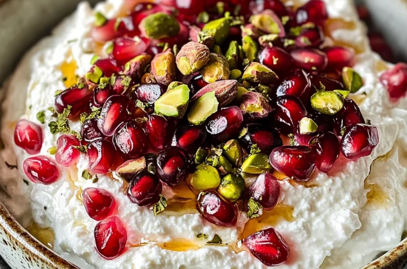 Pomegranate Pistachio Whipped Feta